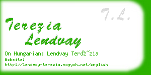 terezia lendvay business card